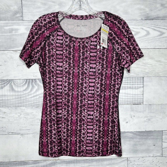 🍭 Under Armour Snakeskin Workout Top - Picture 1 of 5